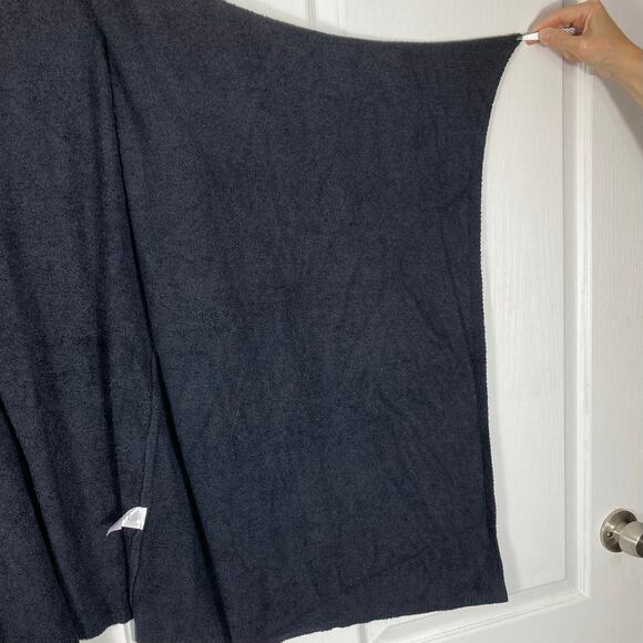 NWOT BAREFOOT DREAMS Cardigan L/XL Black Cozychic Lite Open-Front “Calypso Wrap” - Picture 6 of 11